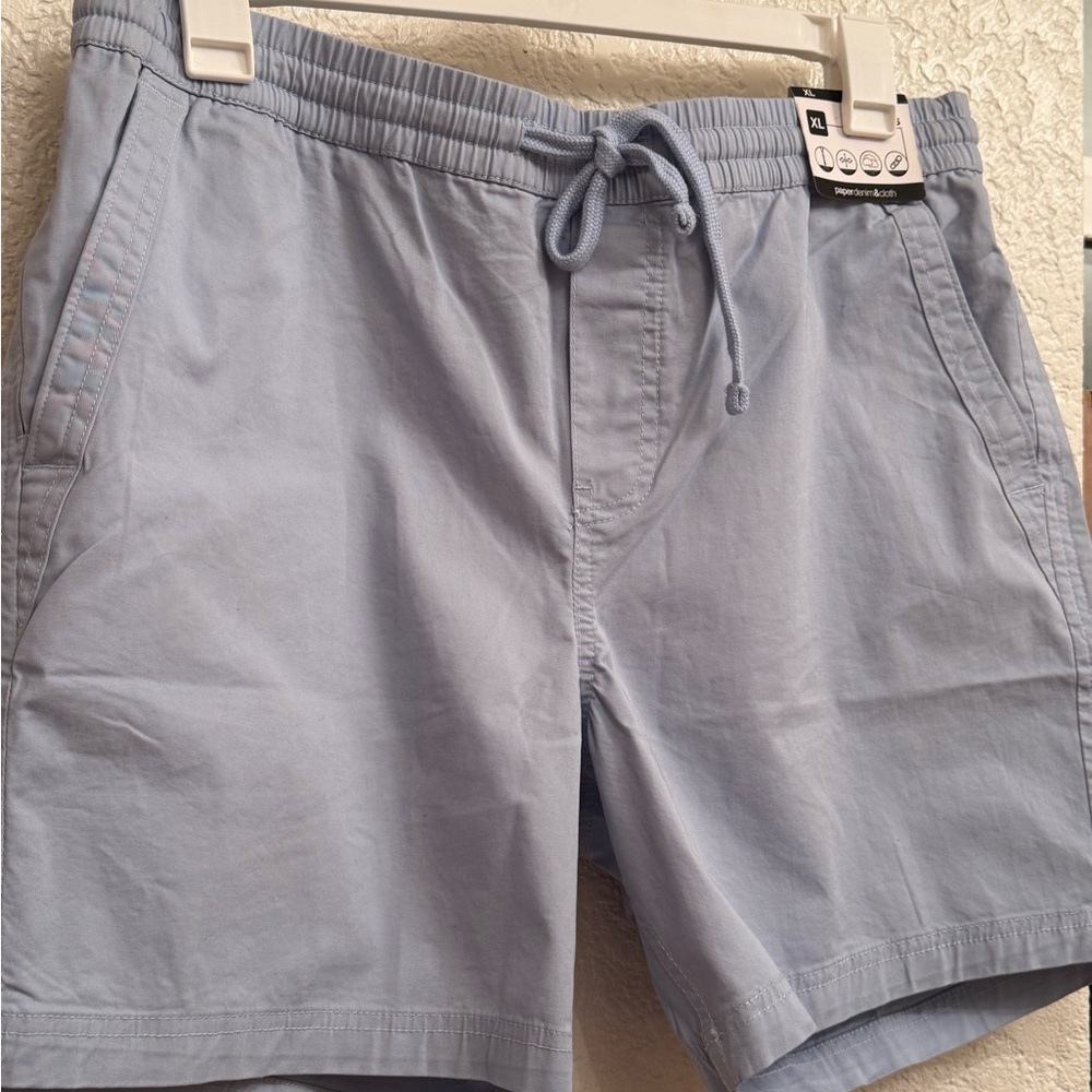 Paper Denim & Cloth Men's NWT Size XL Light Blue Polo Flat Front s Classic Fit. - Picture 2 of 16